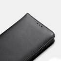 Etui Dux Ducis Hivo na Samsung Galaxy S25 Edge z klapką i ochroną RFID - czarne