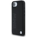 Etui BMW Leather Hot Stamp na iPhone 16e - czarne