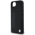 Etui BMW Leather Hot Stamp na iPhone 16e - czarne