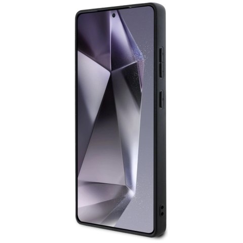 Etui DKNY Leather Checkered Pattern MagSafe na Samsung Galaxy S25 Ultra - szare