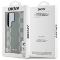 Etui DKNY Leather Checkered Pattern MagSafe na Samsung Galaxy S25 Ultra - szare