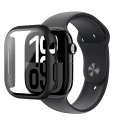 Etui ze szkłem hartowanym AMAZINGTHING Radix Glass do Apple Watch 46mm - czarne