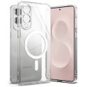 Etui Ringke Fusion Magnetic MagSafe na Samsung Galaxy S25 Edge - przezroczyste