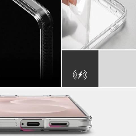 Etui Ringke Fusion na Samsung Galaxy S25 Edge - przezroczyste