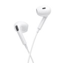 Słuchawki Baseus Encok CZ19 z USB-C przewodowe douszne - białe