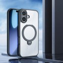 Etui Dux Ducis Aimo Mag z pierścieniem magnetycznym i podstawką na iPhone 17 - czarne