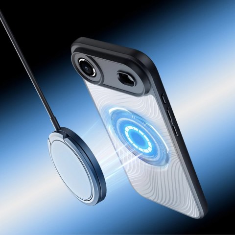 Etui Dux Ducis Aimo Mag z pierścieniem magnetycznym na iPhone 17 Air - czarne