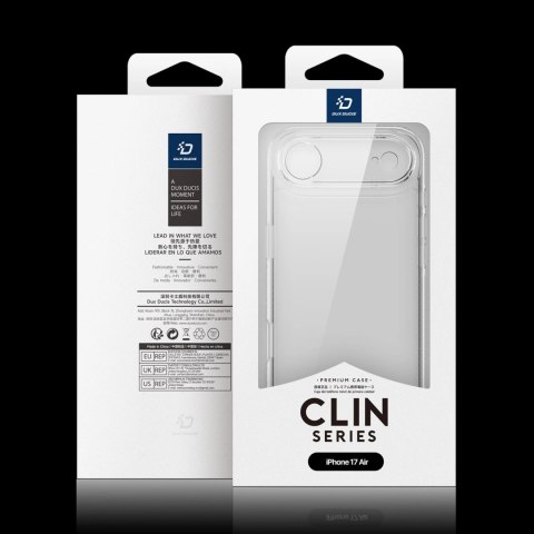 Etui Dux Ducis Clin na iPhone 17 Air - przezroczyste