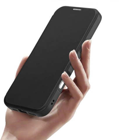 Etui Dux Ducis Skin X Pro na iPhone 17 Pro z portfelem, kompatybilne z MagSafe - czarne