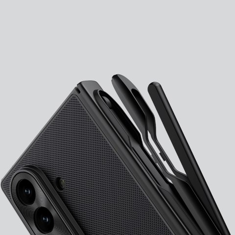 Etui Nillkin Super Frosted Shield Fold Magnetic na Samsung Galaxy Z Fold 7 kompatybilne z MagSafe - czarne