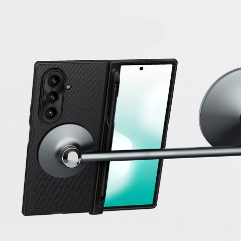 Etui Nillkin Super Frosted Shield Fold Magnetic na Samsung Galaxy Z Fold 7 kompatybilne z MagSafe - czarne
