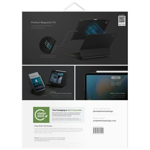 Etui UNIQ Axel do iPad iPad Pro 13" M4 2024 / M5 2025 - czarne