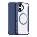 Etui Dux Ducis Skin X Pro na iPhone 17 Air z MagSafe i portfelem - niebieskie