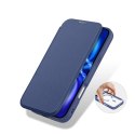 Etui Dux Ducis Skin X Pro na iPhone 17 Pro z portfelem, kompatybilne z MagSafe - niebieskie
