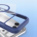 Etui Dux Ducis Skin X Pro na iPhone 17 Pro z portfelem, kompatybilne z MagSafe - niebieskie