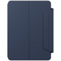 Etui UNIQ Rovus Snapmount Magnetic 360 Rotating Detachable do iPad 11" 2025 / iPad 10.9" 2022 (10 gen.) - granatowe