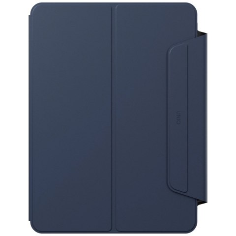 Etui UNIQ Rovus Snapmount Magnetic 360 Rotating Detachable do iPad 11" 2025 / iPad 10.9" 2022 (10 gen.) - granatowe