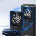 Kompresor Wozinsky WPEP-8000 pompka elektryczna powerbank 8000mAh latarka - czarny
