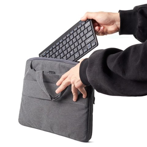 Zestaw bezprzewodowy klawiatura mysz bezprzewodowa 2.4 GHz - czarny