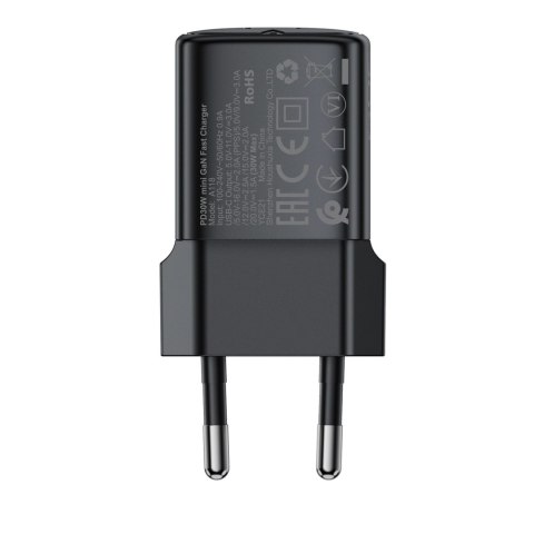 Ładowarka sieciowa Acefast A118 GaN PD 30W USB-C - czarna