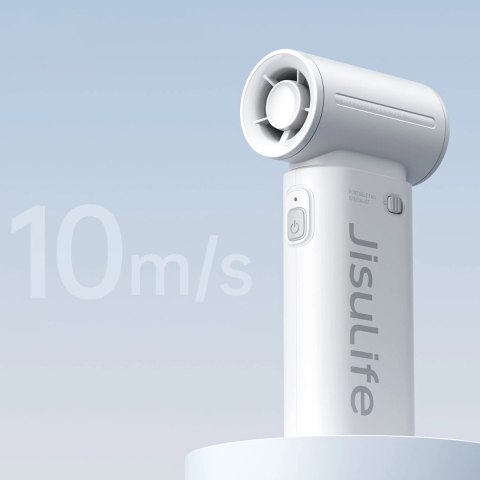 Mini dmuchawa Jisulife Handheld Fan Life9 5000mAh przenośny wiatraczek wentylator USB - szary