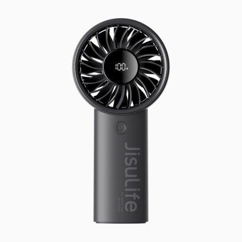 Mini wentylator Jisulife Handheld Fan Life4 3600mAh przenośny wiatraczek USB - czarny