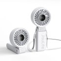 Mini wentylator Jisulife Handheld Fan Life7 5000mAh przenośny wiatraczek USB - szary