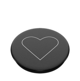 Uchwyt Popsockets 2 White Heart Black i podstawka do telefonu