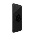 Uchwyt Popsockets 2 White Heart Black i podstawka do telefonu