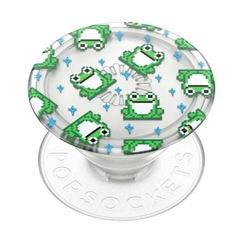 Uchwyt Popsockets PlantCore Grip 8 Bit Frogs i podstawka do telefonu
