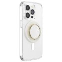 Uchwyt Popsockets Round Luxe Coconut Creme Enamel MagSafe i podstawka na telefonu