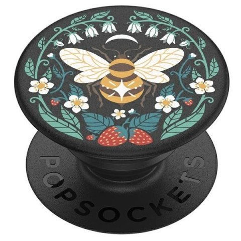 Uchwyt i podstawka Popsockets 2 Bee Boho na telefon - czarny