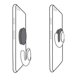 Uchwyt i podstawka Popsockets Stick Mount na telefon - czarny