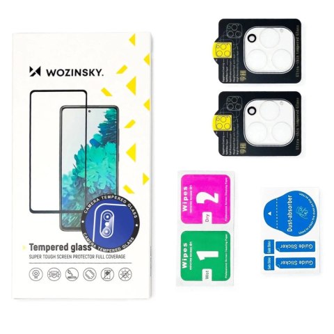 Czarne szkło na aparat Wozinsky Full Camera Glass na iPhone 17, zestaw 2 sztuk