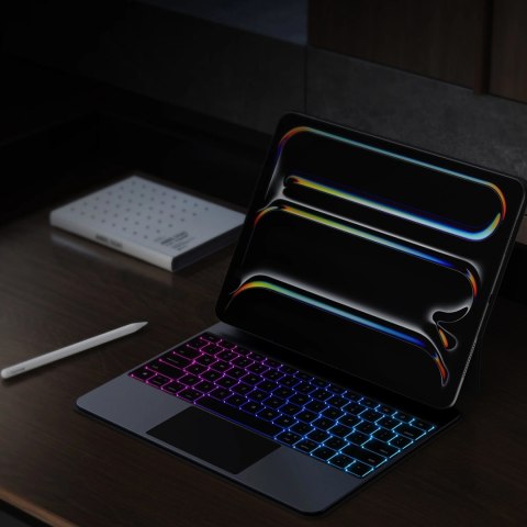 Etui z klawiaturą Dux Ducis (MK series) na iPad Pro 13" (2024) - czarne