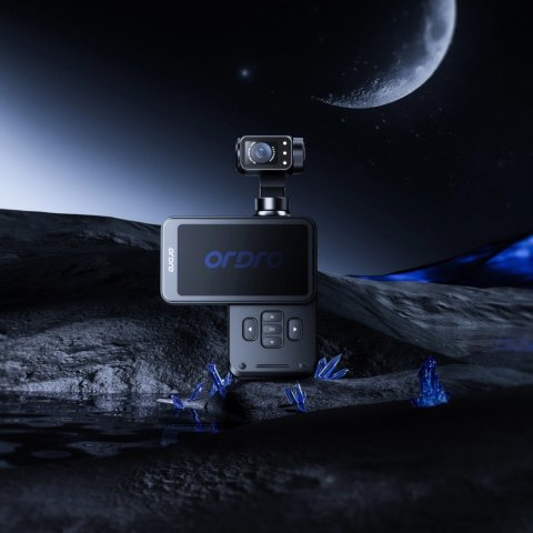 Kamera Ordro Pocket M5 z 3-osiowym gimbalem, 5K, do vlogowania i YouTube - czarna