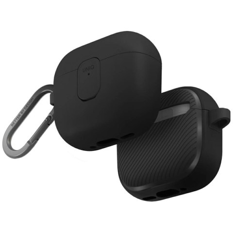Etui UNIQ Clyde Lock Case do AirPods 4 - czarne