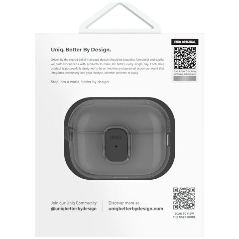 Etui UNIQ Glase Pro do AirPods Pro 2 - różowe