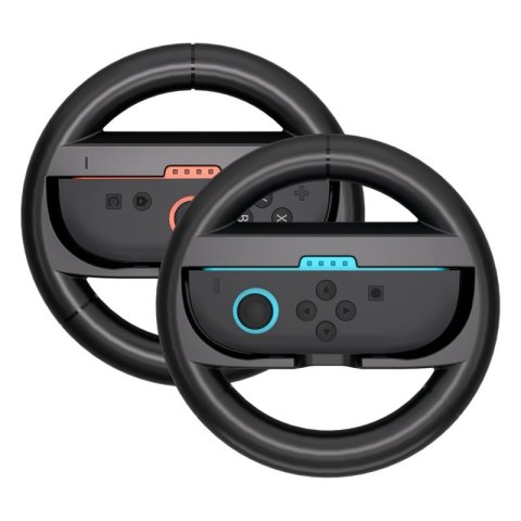 Kierownica wyścigowa do kontrolera Joy-Con Nintendo Switch 2 (opakowanie 2 szt.) - czarna