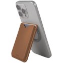 Magnetyczny portfel UNIQ Lyden Evo na telefon - brązowy