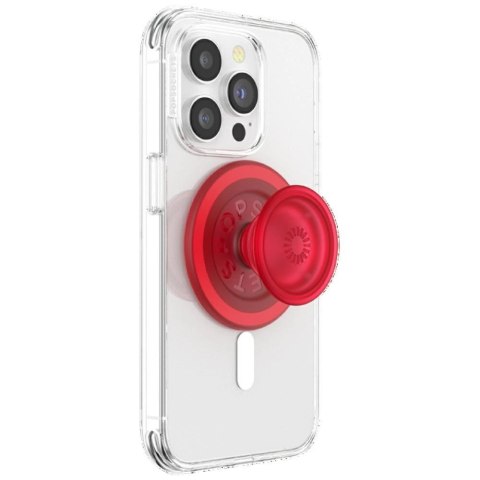 Uchwyt i podstawka do telefonu Popsockets Blanchette Red MagSafe - czerwony