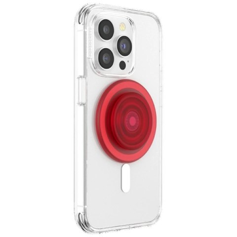 Uchwyt i podstawka do telefonu Popsockets Blanchette Red MagSafe - czerwony
