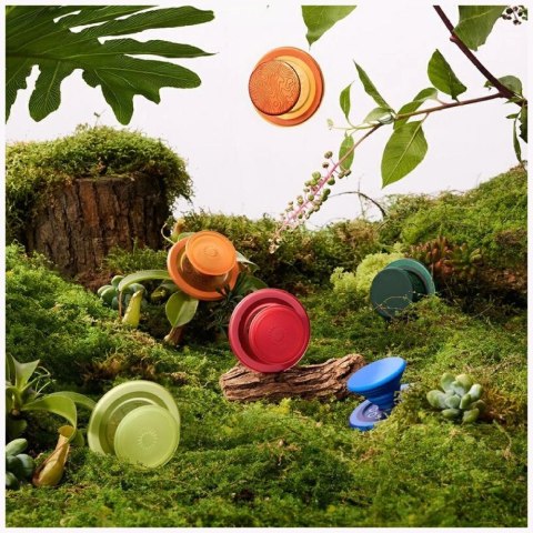 Uchwyt i podstawka do telefonu Popsockets Blanchette Red MagSafe - czerwony