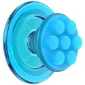 Uchwyt i podstawka do telefonu Popsockets Translucent FG-Popper MagSafe - niebieski