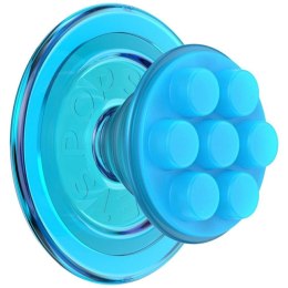 Uchwyt i podstawka do telefonu Popsockets Translucent FG-Popper MagSafe - niebieski