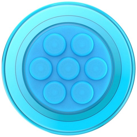 Uchwyt i podstawka do telefonu Popsockets Translucent FG-Popper MagSafe - niebieski