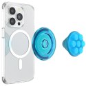 Uchwyt i podstawka do telefonu Popsockets Translucent FG-Popper MagSafe - niebieski
