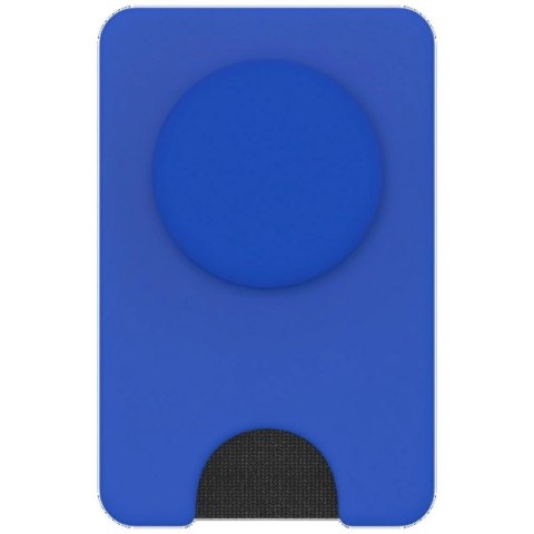 Uchwyt i podstawka do telefonu z portfelem Popsockets PopWallet+ PopGrip PW+ MS MagSafe - niebieski