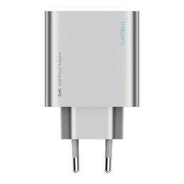 Ładowarka sieciowa Cuktech 65W GaN 2xUSB-C 1xUSB-A - szara