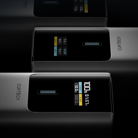 Powerbank CUKTECH CKPB100PGLBL 150W 10000mAh USB-C USB-A - szary